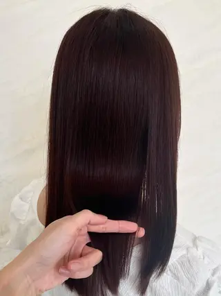 ロング カラー 顔周りカット/透明感 カラー🤍大塚蛍のヘアスタイル