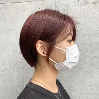 ショート カラー 韓国ヘア 🦋KIRA🦋のヘアスタイル