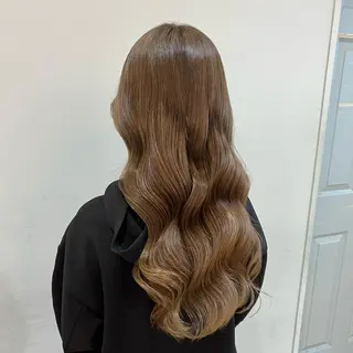 ロング カラー 【韓国艶カラー🎀】 添田 菜摘のヘアスタイル