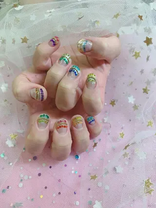 ネイル 🦋ネイルサロン ブラン🌈ゆりのネイルデザイン