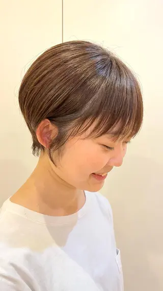 ショート rino🤍 恵比寿レイヤーカットのヘアスタイル