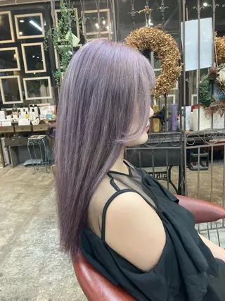 セミロング 新田龍之輔 →メンズ／派手髪のヘアスタイル