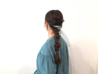 ロング ヘアアレンジ 吉田 小百合のヘアスタイル