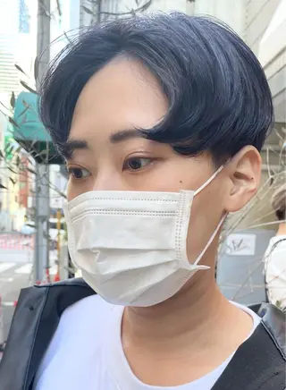 ショート カラーモデル募集中 美容室ハピスのヘアスタイル