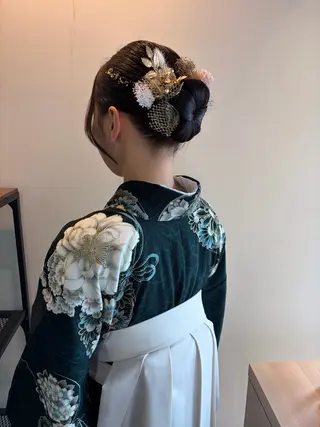 セミロング ボブパーマ／アレンジ Onのヘアスタイル