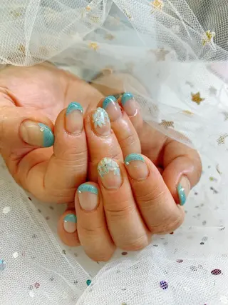 ネイル カラー 🦋ネイルサロン ブラン🌈ゆりのネイルデザイン