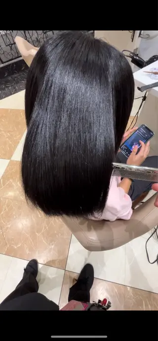 ミディアム パーマ 💍美髪矯正💍 髪質改善・店長 伊藤のヘアスタイル