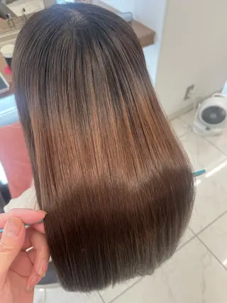 ロング パーマ 小池 絢女のヘアスタイル