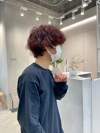カラー 表参道ミディアム レイヤー山岸季生のヘアスタイル