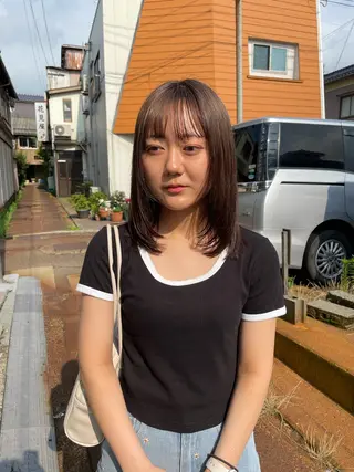 ロング やまもと けんたのヘアスタイル