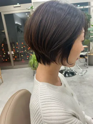 ショート 💛🤍U too e’s 鎌倉🧸のヘアスタイル