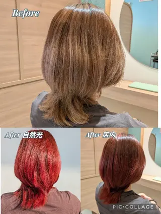 カラー モデル募集中🌴🌞 Rin🌞🌴のヘアスタイル