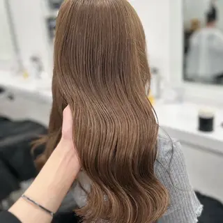 カラー 垢抜けベージュ🤎 韓国風🌿/横浜のヘアスタイル