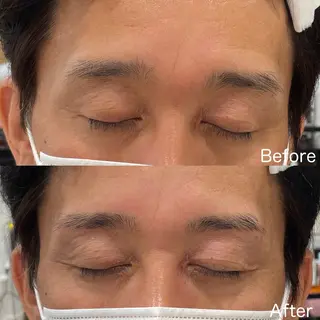 メンズ アイブロウ ボブ/インナーカラー /眉毛/Miyuのヘアスタイル