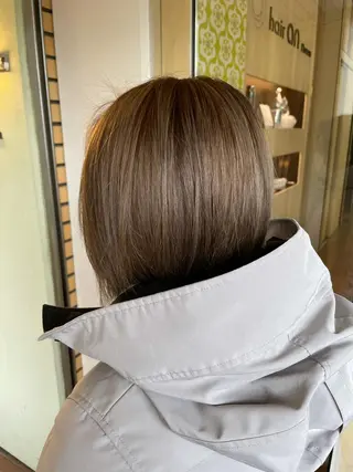 ショート カラー 透け感/くびれヘア/ レイヤー/カズキ🍭のヘアスタイル