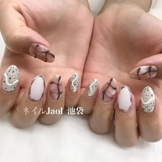 ミディアム ネイルJaol 池袋のネイルデザイン