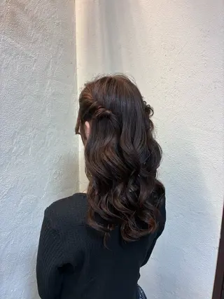 ロング ヘアアレンジ 若林 美帆のヘアスタイル