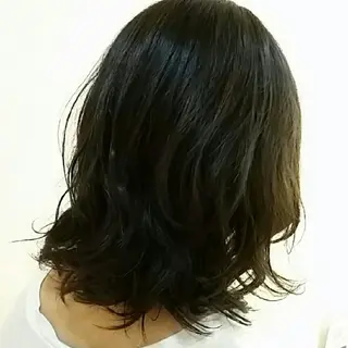 ミディアム 美谷添（ミヤゾエ） まどか大人ヘアサロンのヘアスタイル