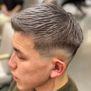 ショート カラー メンズ unopulir 景山　凌のヘアスタイル