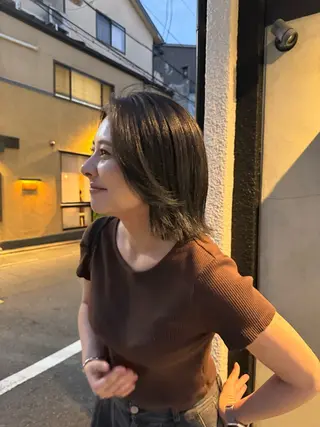 ショート 薮 夏帆のヘアスタイル