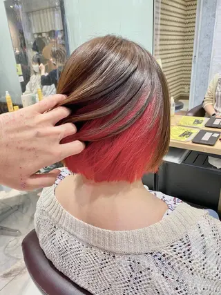 ショート カラー ✨髪質改善専門店✨ QOLU✨のヘアスタイル