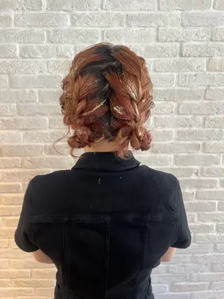 セミロング ヘアアレンジ Topstylist YUKIのヘアスタイル