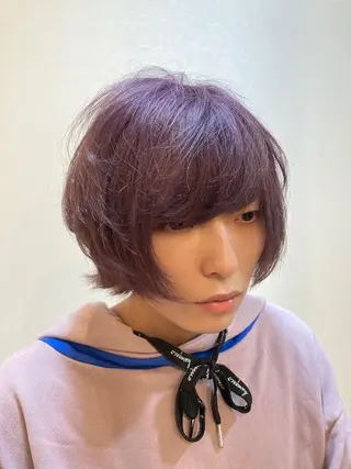 ミディアム カラー メンズ FUGO原宿【代表】 髪質改善/イイヌマのヘアスタイル