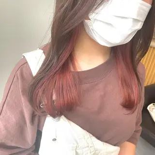 ロング カラー 🌈コテ巻き風パーマ LOHASせいな🌈のヘアスタイル