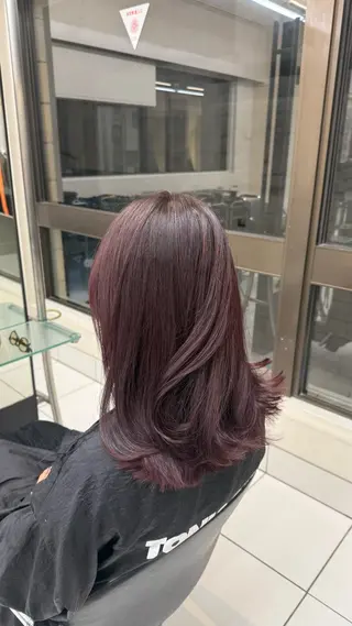 ミディアム カラー akari / ミディアムパーマのヘアスタイル