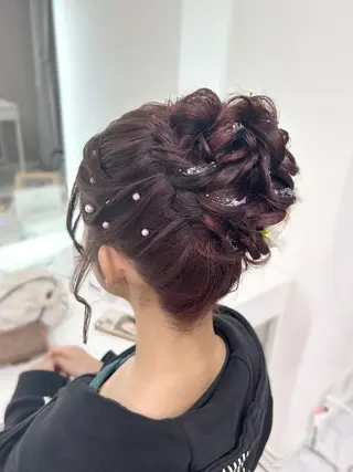 ロング ヘアアレンジ ヘアセット専門店 Rのヘアスタイル