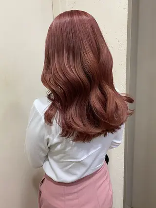 ロング カラー ヘアアレンジ ハイトーンカラー 🩷NANAのヘアスタイル