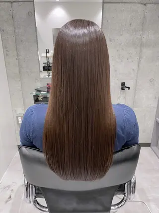ロング カラー ドライ カット✂️髪質改善のヘアスタイル