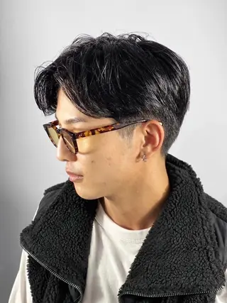 ミディアム ヘアアレンジ メンズ 櫻井 亮汰のヘアスタイル