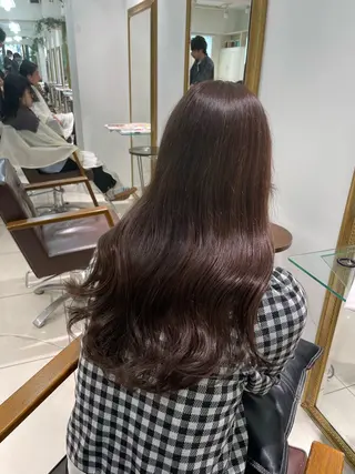 ロング カラー ヘアアレンジ 透明感カラー ai🫧🪞のヘアスタイル