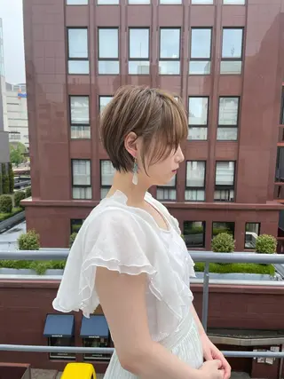 ショート 江崎 良のヘアスタイル