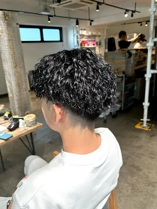パーマ メンズ 骨格補正施術/メンズ 専門美容師/YUYAのヘアスタイル