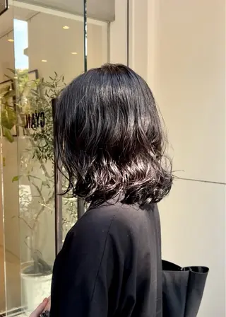 ミディアム パーマ/名古屋パーマ / コデラ ナナホのヘアスタイル