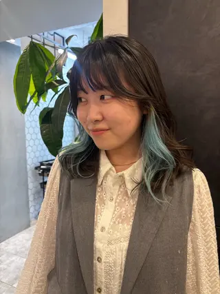 ミディアム カラー Ｖｉｏｔ  銀座 樋口 桃佳のヘアスタイル