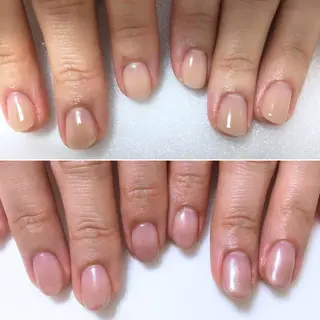 ネイル 自爪育成ネイルケア Lena  nailのネイルデザイン