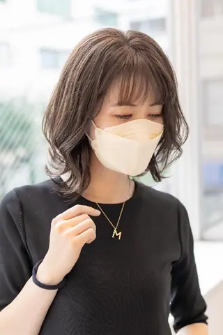 ミディアム カラー Lazo/ 原弥和子のヘアスタイル