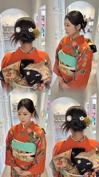 ヘアアレンジ 透明感ある艶カラー / KAKOのヘアスタイル