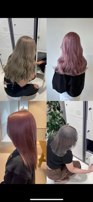 カラー ニトウ レイナのヘアスタイル