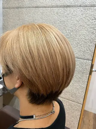 ショート 坂谷 BUCKS/縮毛矯正のヘアスタイル