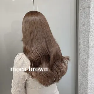 カラー 🤍ブリーチなし ブラウンhimi🤍のヘアスタイル
