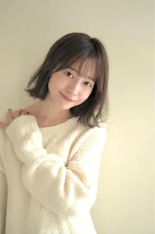 ミディアム 千 田のヘアスタイル