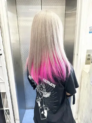 ミディアム カラー GATE. staffのヘアスタイル