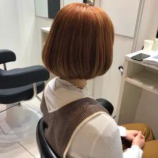 ショート カラー あずまぐち めぐみのヘアスタイル