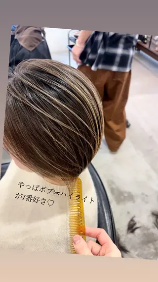 ショート カラー stylist 佐藤のヘアスタイル