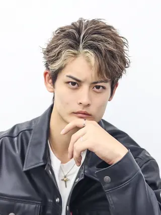 メンズ 新越谷 西口徒歩1分 寒色カラー 日和佐のヘアスタイル