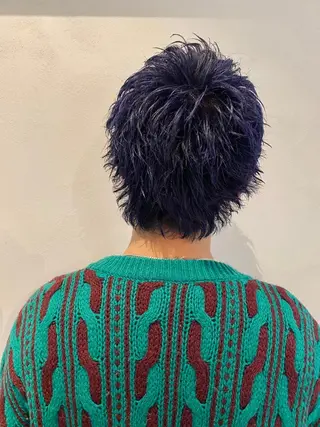 ショート カラー パーマ CEINE PATHのヘアスタイル